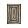 thumbnail image 2 of Superior Braided Jute Handwoven Indoor Outdoor Area Rug, 2' x 3', Navy Blue, 2 of 8