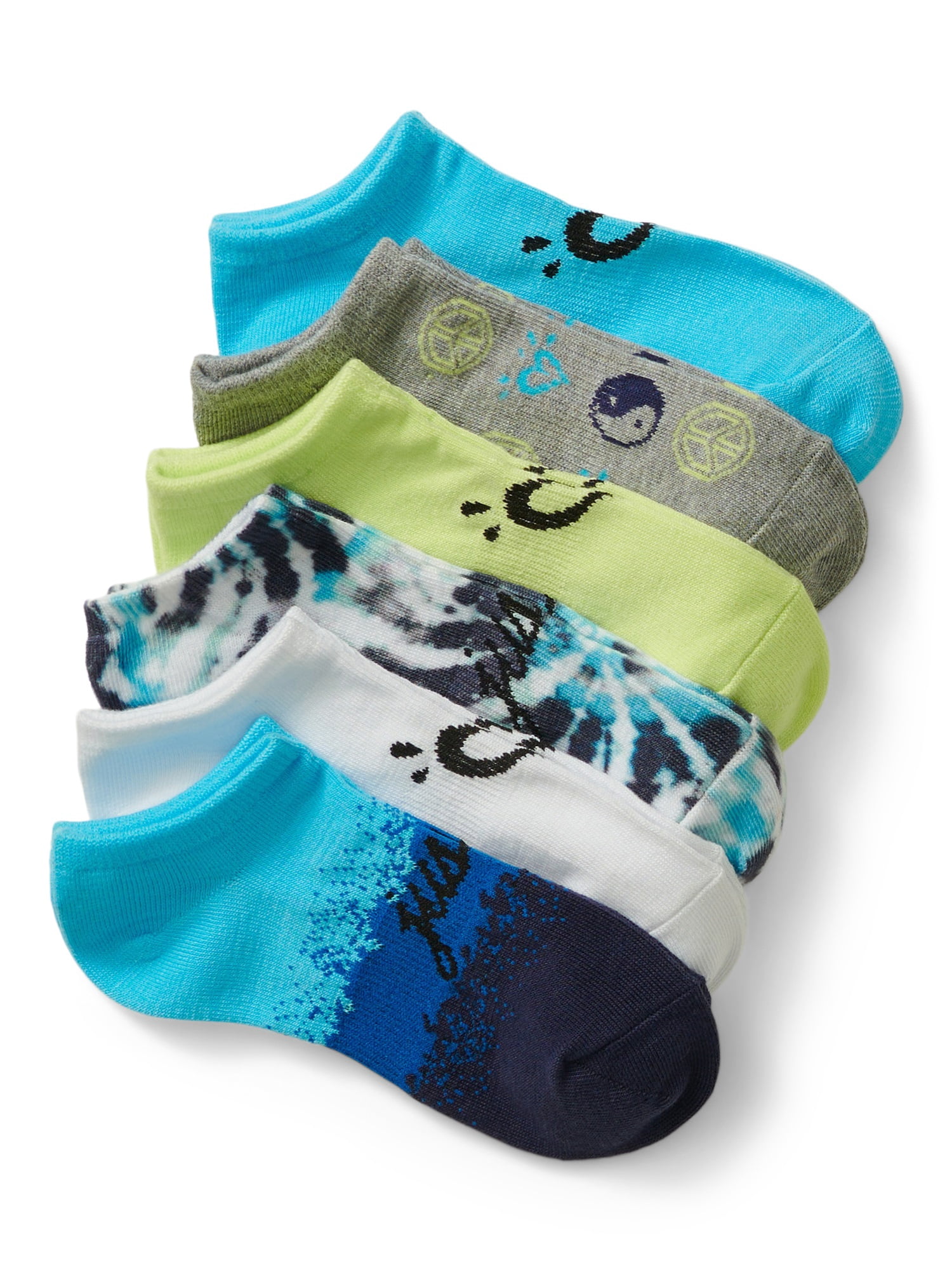 Justice Girls No Show Socks, 12-Pack, Sizes M-L