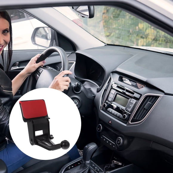MERRYHAPY Porta Teléfono Para Auto Negro Con Soporte Adhesivo Y Ajuste De Ángulo 360 Grados