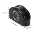 thumbnail image 2 of VERDANVERSE 2Ud Clip Negro Para Cable De Inoxidable Para Instalación Fácil En Embarcaciones, 2 of 8