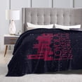 thumbnail image 4 of Loyola University New Orleans Logo Fleece Blanket, Very Soft Microfiber Flannel Blanket for Couch Warm and Cozy for All Seasons, 4 of 6