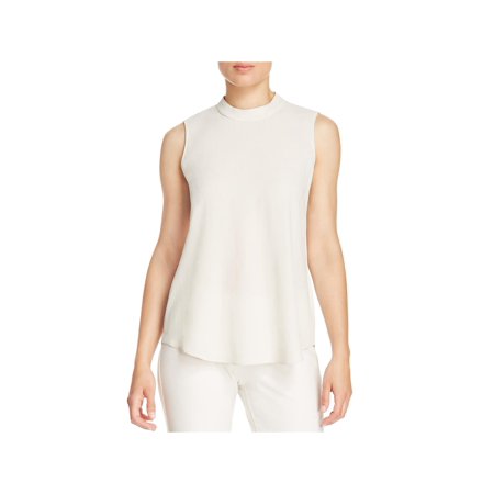 Eileen Fisher Silk Tunic - Eileen Fisher Womens Silk Crepe Tank Top Beige XXS