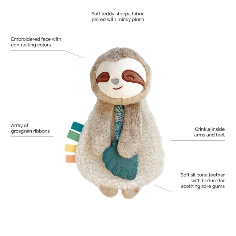Itzy Ritzy Itzy Lovey Sloth with Teether photo 3