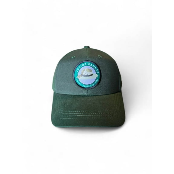 Junior Park Ranger Hat for Kids' Outdoor Adventures, Educational Programs & Halloween - Green