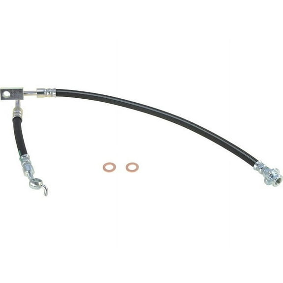 Front Right Brake Hose - Compatible with 2008 - 2015, 2017 - 2022 Nissan Titan 2009 2010 2011 2012 2013 2014 2018 2019 2020 2021