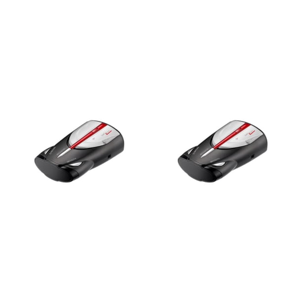 Kenally Velocímetro de coche ABS, elegante Interior, reemplazo de Cable de alimentación, antideslizante, desmontable, Detector de velocidades Se muestra como imagen 2piezas