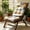 Multi, variant on High Back Outdoor Chair Cushion, Waterproof Patio Chair Pad with Ties for Chairs, Rocking Chairs and Outdoor Furniture(Multi,110X50cm)