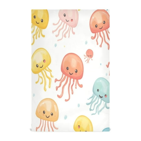 

Kitchen Towel 28x18 Inches x6，Plate Towel Decorative Towel Napkin Tea Towel Tea Towels For Kitchen Dish Cloths & Dish Towels Colored Jellyfish