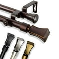 thumbnail image 3 of Rod Desyne Fort Double Curtain Rod, 48 by 84-Inch, Black, 3 of 4