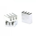 thumbnail image 3 of 20Pcs Pure Aluminum Heat Sink Set Efficient Cooling for Computer Components Silver Fins, 3 of 7