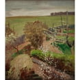 thumbnail image 3 of Jacek Malczewski 20x22 Black Modern Framed Museum Art Print Titled - Spring Landscape from the Countryside (1903 - 1907), 3 of 5