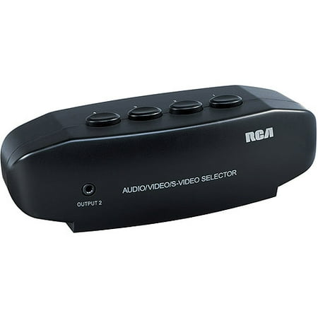 RCA 4-Way AV Switcher With S-Video RCA 4-Way AV Switcher With S-Video