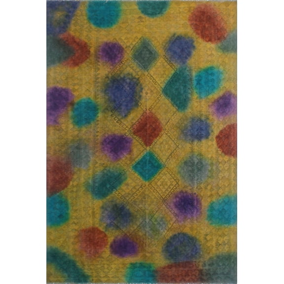 Elan Jogli Gold/Rust Rug, 6'6" x 9'10"