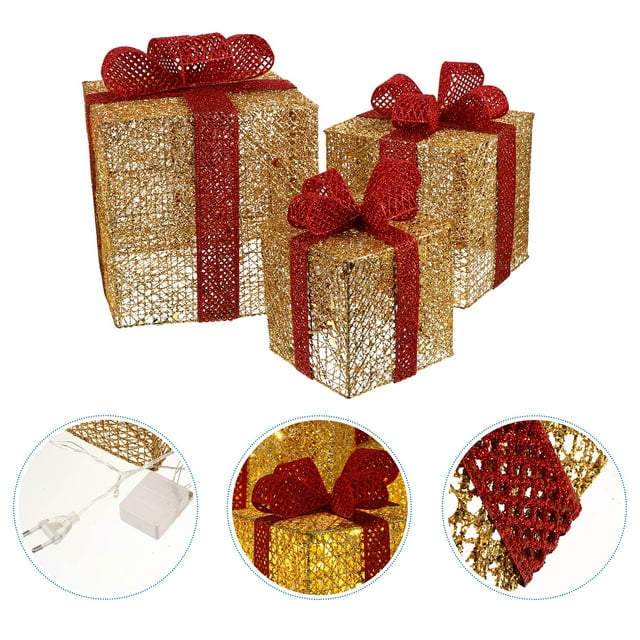 Minkissy 3 Pcs 1 Ensemble de Paillettes Dorées pour Décoration de Restaurant