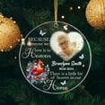 thumbnail image 3 of Cardinal Memorial Sympathy Christmas Ornament 2025, Because Someone We Love is in Heaven Ornament Gift for Loss of Loved Ones, Custom Name/Photo Loved Ones Memorial Remembrance Ornaments, 3 of 5