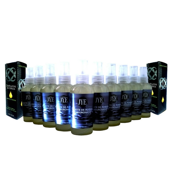 10 Frascos de Aceite de Ácido Hialurónico JYE Natural 60ml