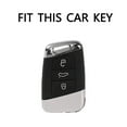 thumbnail image 2 of Car key case for volkswagen vw magotan b8 wei lan polo 9n golf 4 3 5 6 6r 7 mk7 mk4 passat b5 b6 b8 b7 touran bora caddy tiguan, 2 of 13