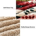 thumbnail image 4 of Catalonia Sherpa Throws Comfy Micro Mink Fleece Comfort Blanket 50x60 inch, Super Soft Plush Sofa Couch Reversible Bed TV, Caring Gift, 4 of 6