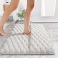 thumbnail image 1 of EcoNesxp 32" x 20" Shower Extra Thick Soft Non-slip Fully Wrapped Flannel Bath Mat for Bathroom Absorbent Machine Washable Bath Mat Upgraded Memory Foam Bath Mat, 1 of 5