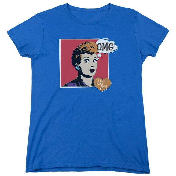 I Love Lucy - I Love Worhol Omg - Women's Short Sleeve Shirt - Medium