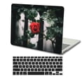 thumbnail image 3 of KSK KAISHEK Only for MacBook Pro 16" Case 2023/2022/2021 Release Model A2780/A2485, Plastic Hard Case + Black Keyboard Cover, Rose series 0693, 3 of 5