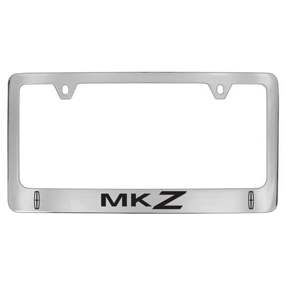 Lincoln MKZ Chrome Plated Metal License Plate Frame Holder