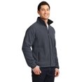thumbnail image 4 of Port Authority F229 Mens Enhanced Value Fleece Full-Zip Jacket, Battleship Grey & Black - Medium, 4 of 6