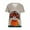 Gray, variant on Snoarin Summer Plus Size Workout Tops for Women's Short Sleeve V-Neck Thanksgiving Turkey Workwear Tops With Pockets Blouse Work Uniforms for Women on Clearance