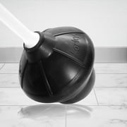 Korky Toilet Plunger - Fits All Bowl Shapes - Clears Common Clogs - Flexible Rubber for Effective Plunge - 92-4