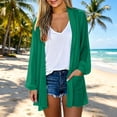 thumbnail image 7 of Meichang Sheer Cardigans for Women Summer Light Weight Long Sleeve Kimono Cardigan Open Front Chiffon Cover Ups Casual Resort Wear with Pockets, 7 of 7