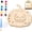 #A-1, variant on Halloween Wooden Pumpkin Craft Kit, DIY Wind Chime Unfinished Wood Pumpkins for Painting and Decorating, Fun Halloween Fall Craft Activity for Home