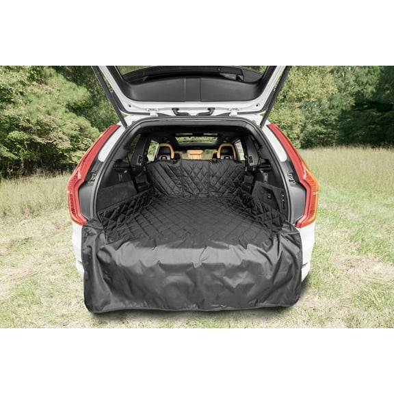 Plush Paws Premium Waterproof Nonslip Scratchproof Convertible Cargo Liner for Cars & SUVs Small Black