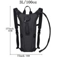 thumbnail image 2 of Tactical Water Hydration Pack, Camel Backpack, 3l Water Bladder Backpack, Leakproof For Running Cycling Hiking, 2 of 5