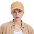 thumbnail image 6 of TOPTIE Quick Dry Baseball Cap, Vented Performance Laser Cut Mesh Hat, Adjustable Snapback Cap for Men and Women - Khaki, 6 of 7