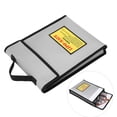 thumbnail image 4 of Fdit Battery Explosion‑Proof Bag,Battery Fireproofing Bag,Lithium Battery Model Airplane Explosion‑proof Store Bag Antiflaming Fireproofing Handbag, 4 of 8