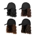 thumbnail image 3 of Hat Wig Hairpiece with Short Curly Hair Great for Changing Looks and Styling Conveniently, 3 of 8