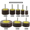 thumbnail image 3 of 30mm 6mm Shank 80 Grit Sanding Flap Wheel Disc Abrasive Grinding Polishing, 3 of 7