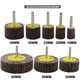 thumbnail image 2 of 16-80Mm 6Mm Shank 80 Grit Sanding Flap Wheel Disc Abrasive Grinding Polishing, 2 of 6