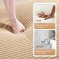 thumbnail image 5 of 3-Seat Sofa Premiumcorduroy Fabric Fabric Modular Multi-Combination Anti-Slip Design No Assembly Curved Armrests Ergonomic Support High-Resilience Sponge for Living Rooms Bedrooms (Camel), 5 of 11