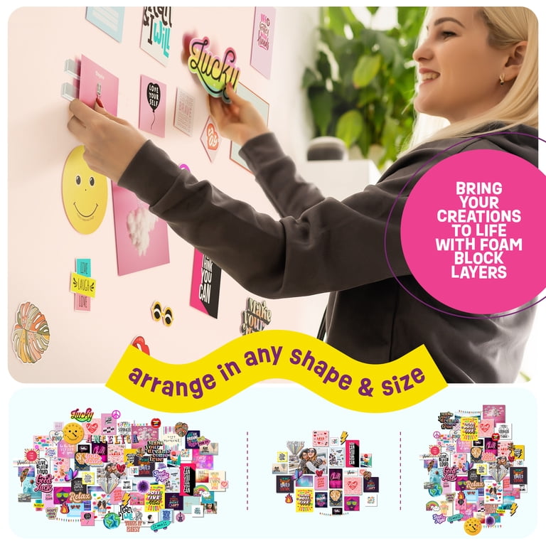 Pretty M Wall Collage Craft Kit for Teens, 1000+ Pieces photo 4