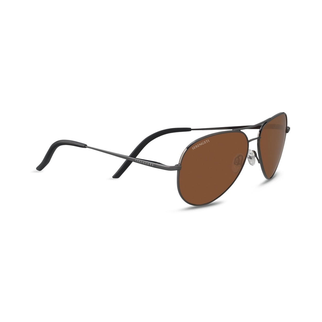 Shiny Gunmetal Serengeti Carrara Small Polarized Drivers Shiny Gunmetal Serengeti Carrara Small Polarized Drivers