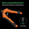 thumbnail image 3 of Gardening Scissors Tip Pruning Snips Garden Clippers - Plant Cutting Scissors with Sharp Precision-Ground Non-Stick Blade - 2-Pack, 3 of 6