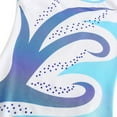 thumbnail image 6 of Dance & Gymnastics Summer Foil Leotard Gymnastic Ballet Dance Leotards(Little Girls & Big Girls),Blue, 6 of 11