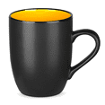 thumbnail image 1 of 400ml Coffee Mug, Matte Black Porcelain Mug Ceramic Drinking Cups for Coffee, Tea, Juice, Cocoa, 1 of 5
