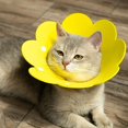 thumbnail image 3 of Pet Recovery Collar Soft Dog Cat Protective Adjustable Cone After for from Yellow 2pcs, 3 of 4