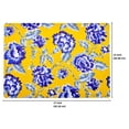 thumbnail image 2 of Cork Placemats Set of 6 for Dining Table, Table Placemats - Yellow Floral - Home Decor, 2 of 5
