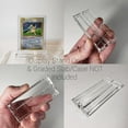 thumbnail image 2 of Toploader Acrylic Display Stands for Cards 5 Pack (Clear, Toploaders), 2 of 8