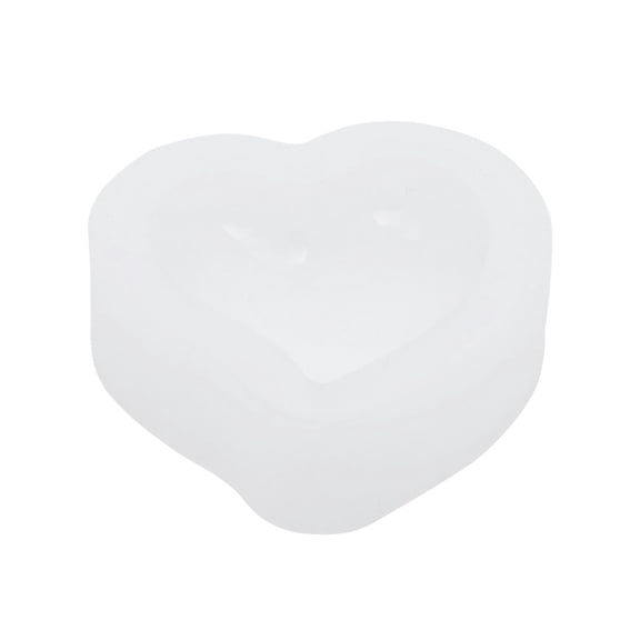 Large Heart-Shaped Silicone Molds with Holes for Jewelry Casting, Crystal Beads, Resin Crafts, Craft Making Supplies