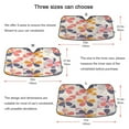 thumbnail image 5 of Yayeee Car Windshield Sun Shade Universal Fit Front Visor Protector, Purple Retro Flower, 5 of 8