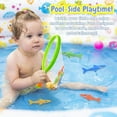 thumbnail image 5 of Toy Fishing Net for Bath | Bath Toys for Kids – Dive Game Small Sinking Fish, 4 Sharks, 5 of 6